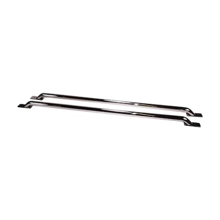 Trailfx Stake Pocket Mount, Polished, Stainless Steel, Without Tie Down, Not Compatible With Tool Box D0009S